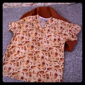 Size small scrub top /healing hands